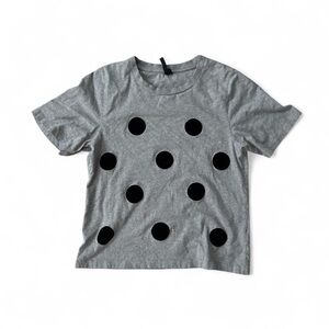 Gray Polka Dot Tee